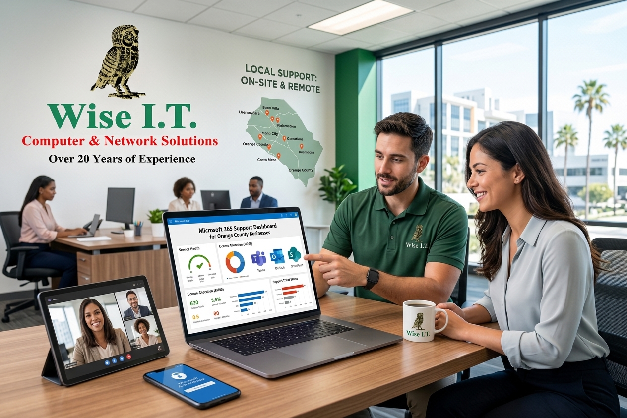 Microsoft 365 Support & Licensing in Orange County