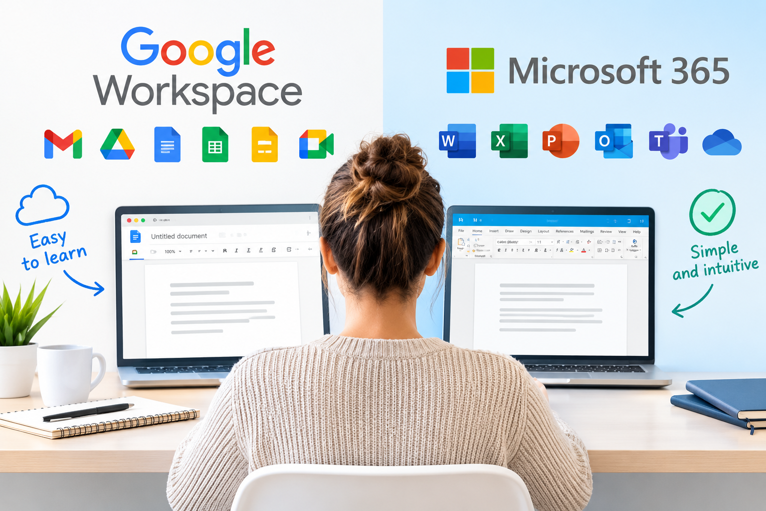 Google Workspace vs Microsoft 365 Ease of Use