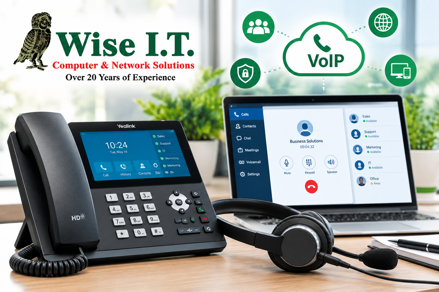 VoIP Office Connectivity Workspace Business IT Services