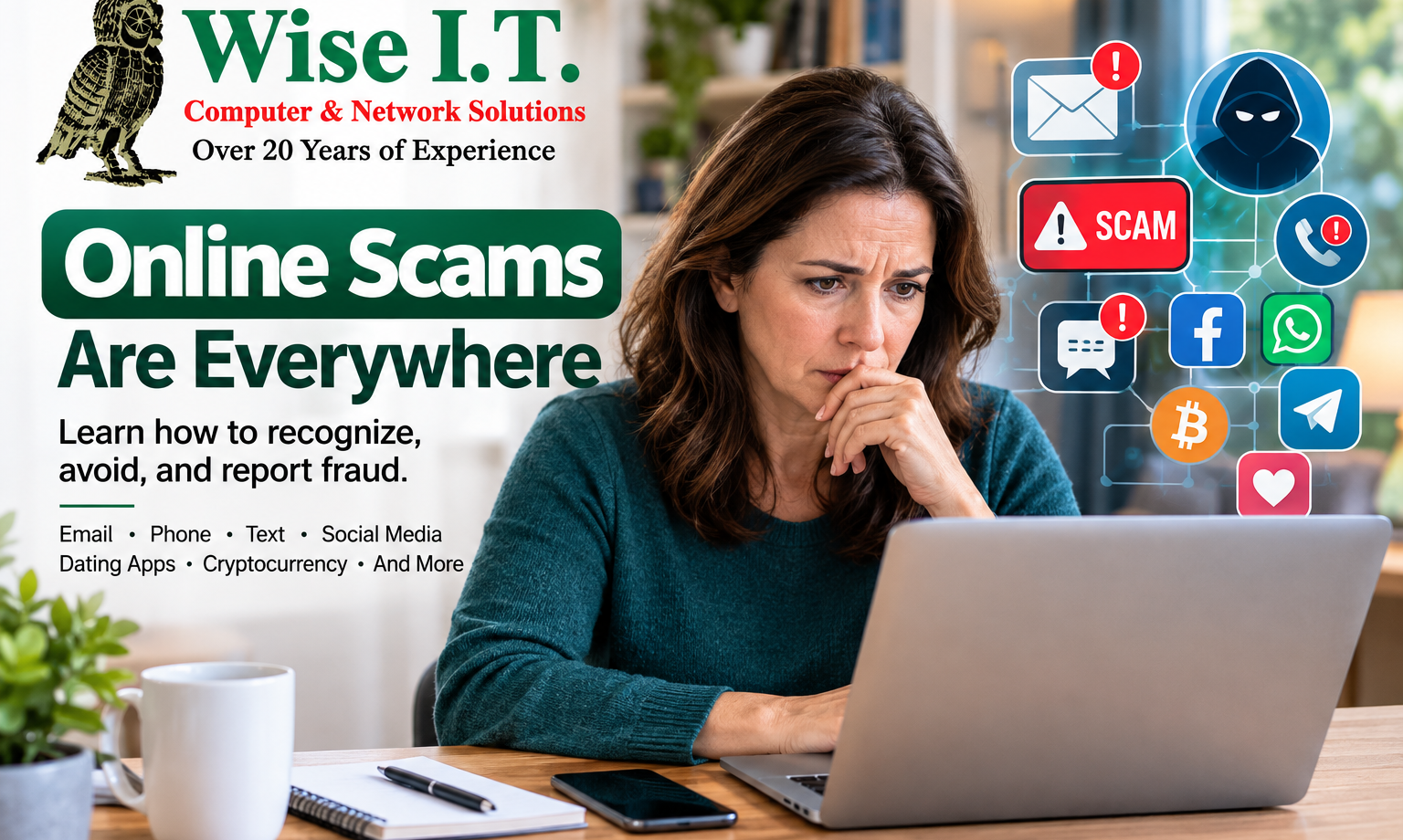 Online Scams Are Everywhere: How to Recognize, Avoid, and Report Them